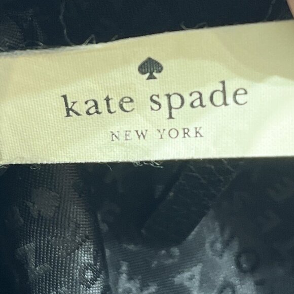 Kate Spade Julianne Mulberry Street Black Leather Satchel, Size: 12 * 9 * 5 - Picture 11 of 11